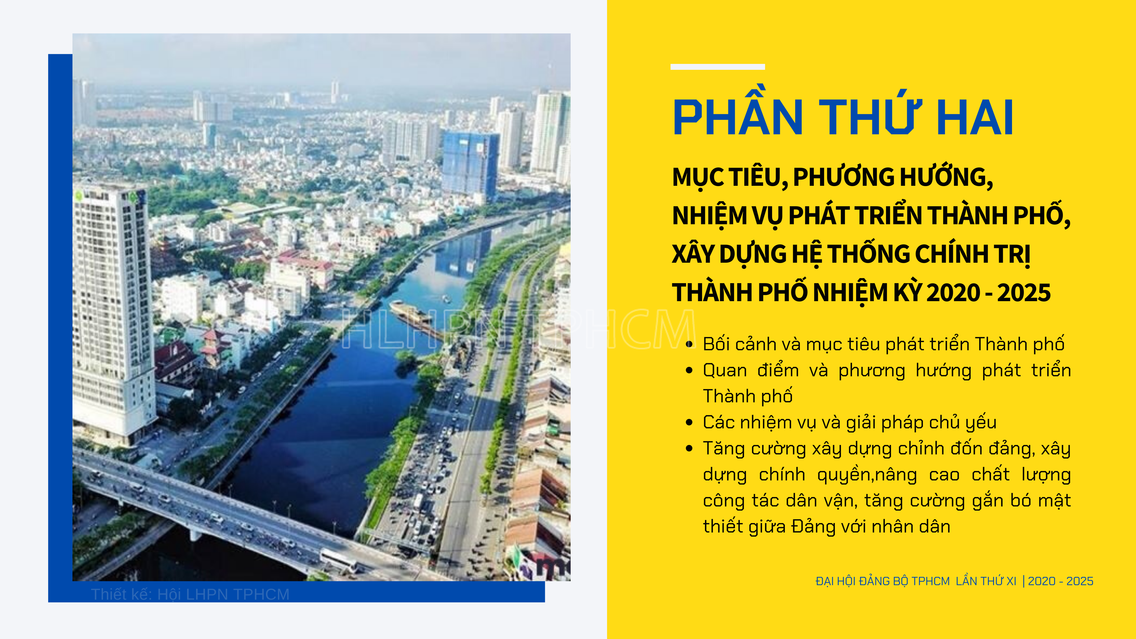 [Audio] DỰ THẢO VĂN KIỆN ĐẠI HỘI ĐẢNG BỘ TPHCM (LẦN 2) - PHẦN 2,3, KL